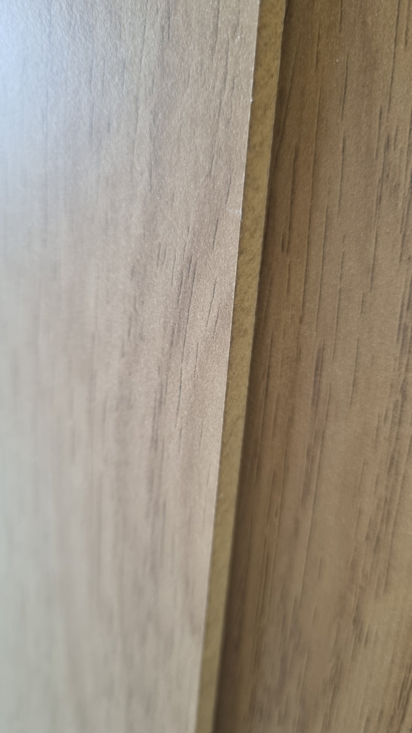 Kitchen plinth covers, stick on kickboards Lissa Oak effect. 3 @ 1000 x 150 x 8mm Inc Adhesive