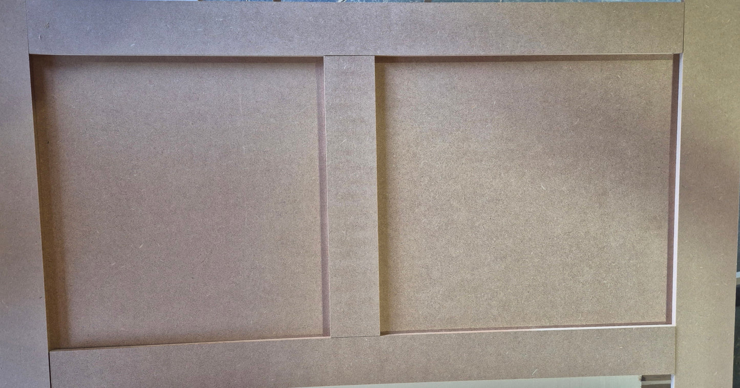 Shaker style MDF Headboard kit, Bed head kit to create a shaker style inc adhesive. Can be painted