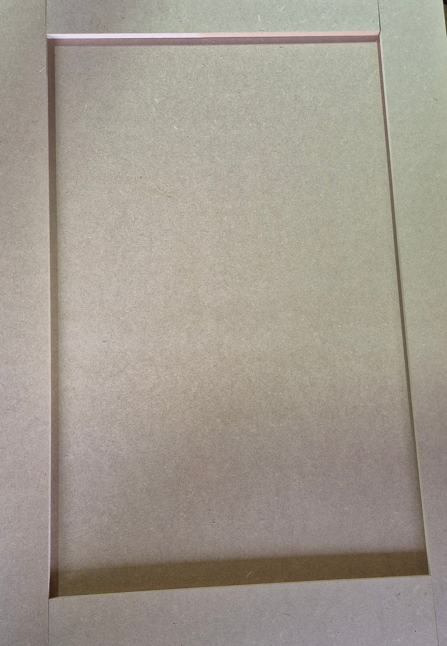 MDF Shaker style kitchen replacement doors. Create your own shaker doors with this ready made kit