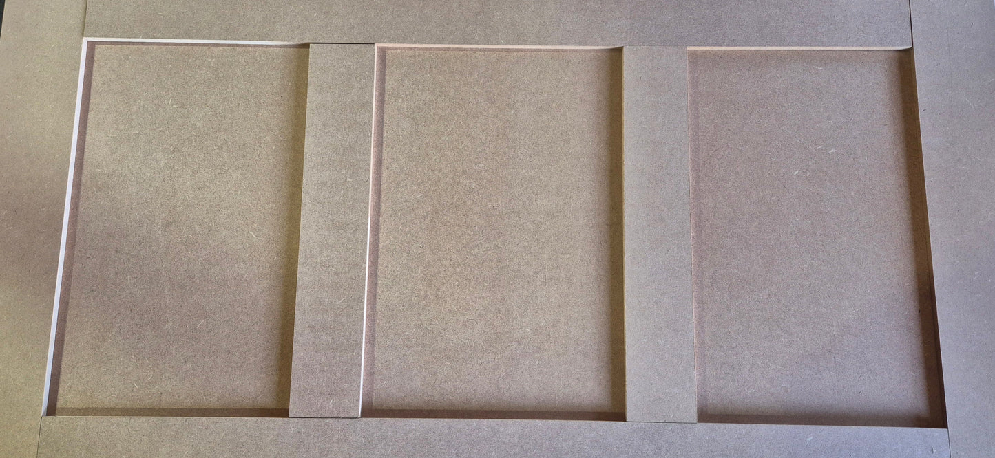 Shaker style MDF Headboard kit, Bed head kit to create a shaker style inc adhesive. Can be painted