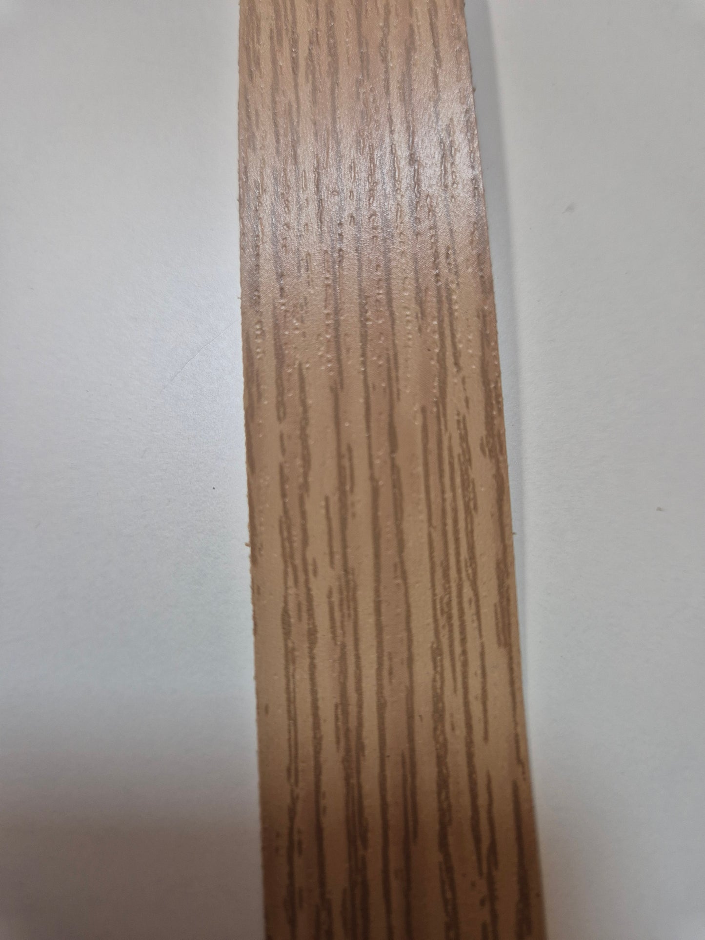 NEW Oak effect edging strips, 22mm iron on melamine edging finishes the raw ends of boards