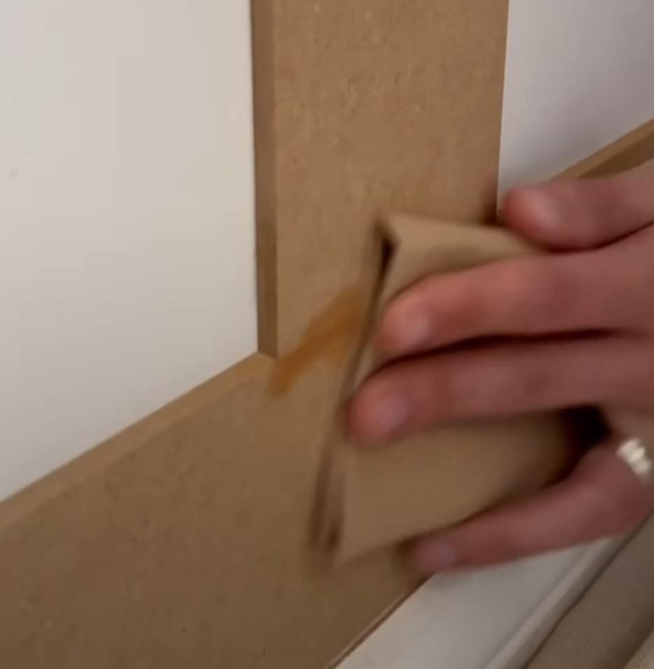 Wall panelling strips 9mm MDF feature wall kit inc 10 @ 1200x100x9mm Strips and 1@ Grab adhesive