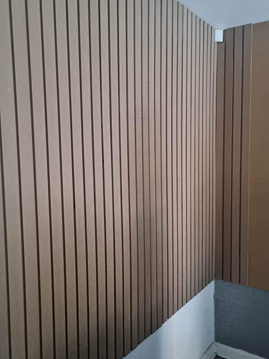 Wall panelling strips 9mm MDF feature wall kit inc 10 @ 1200x100x9mm Strips and 1@ Grab adhesive
