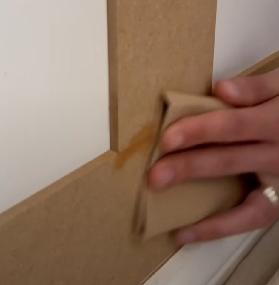 Wall panelling pack complete kit, Shaker style Mdf panelling ideal for feature walls. Complete kit with adhesive