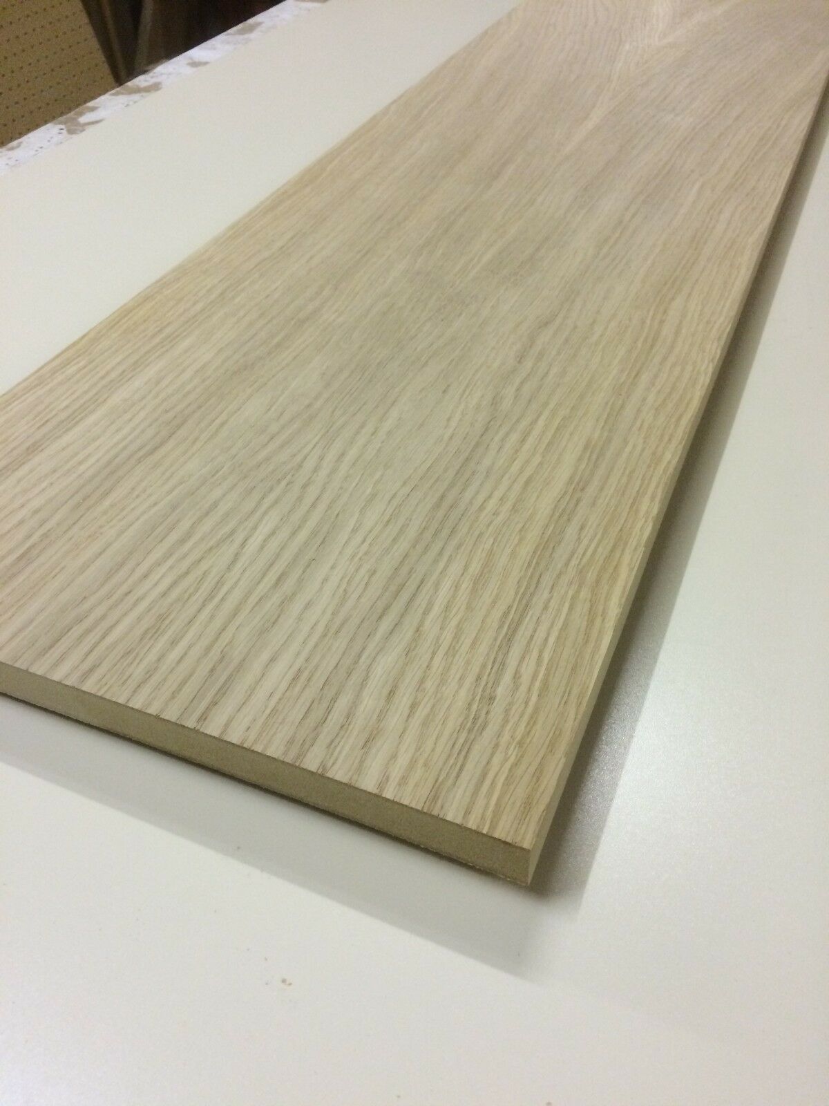 White Oak Veneered MDF Raw real wood veneer various sizes and thickness
