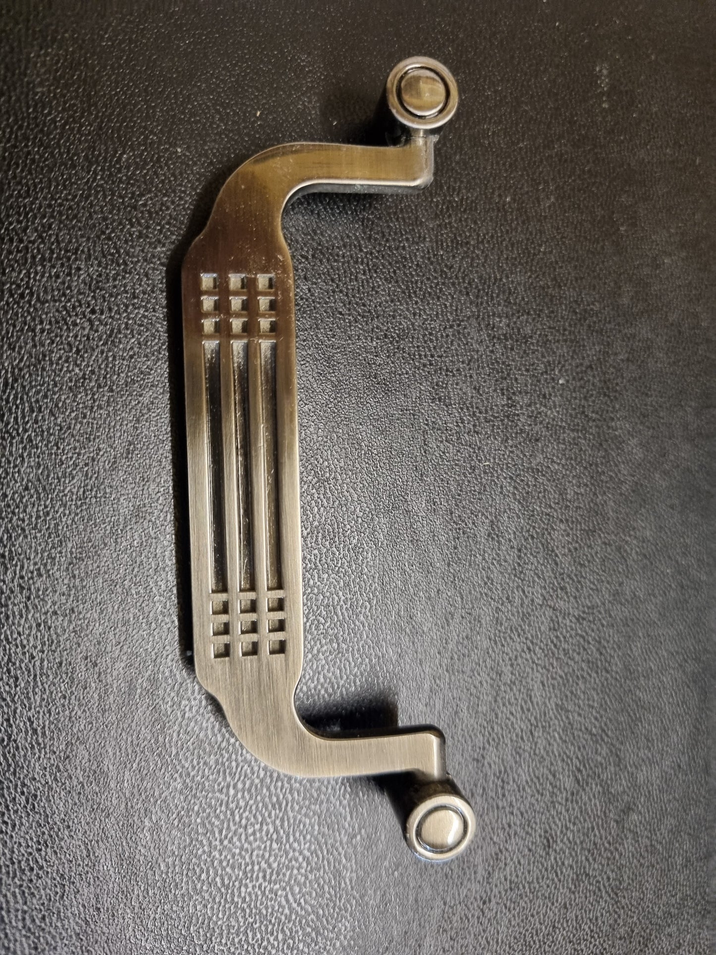 Black Nickel Drop Handle Pack 8 Traditional style handle 96mm screw hole centres