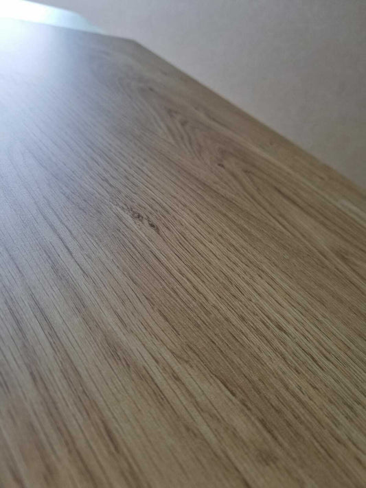 15mm Light Westminster Oak Melamine Faced Chipboard MFC wood shelving Board 1200mm Lengths, various widths