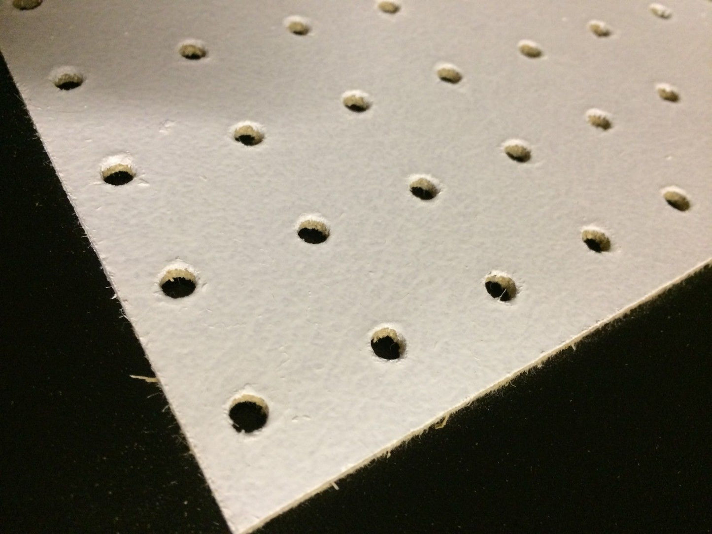 White Painted Wooden Pegboard Various sizes 3mm thick