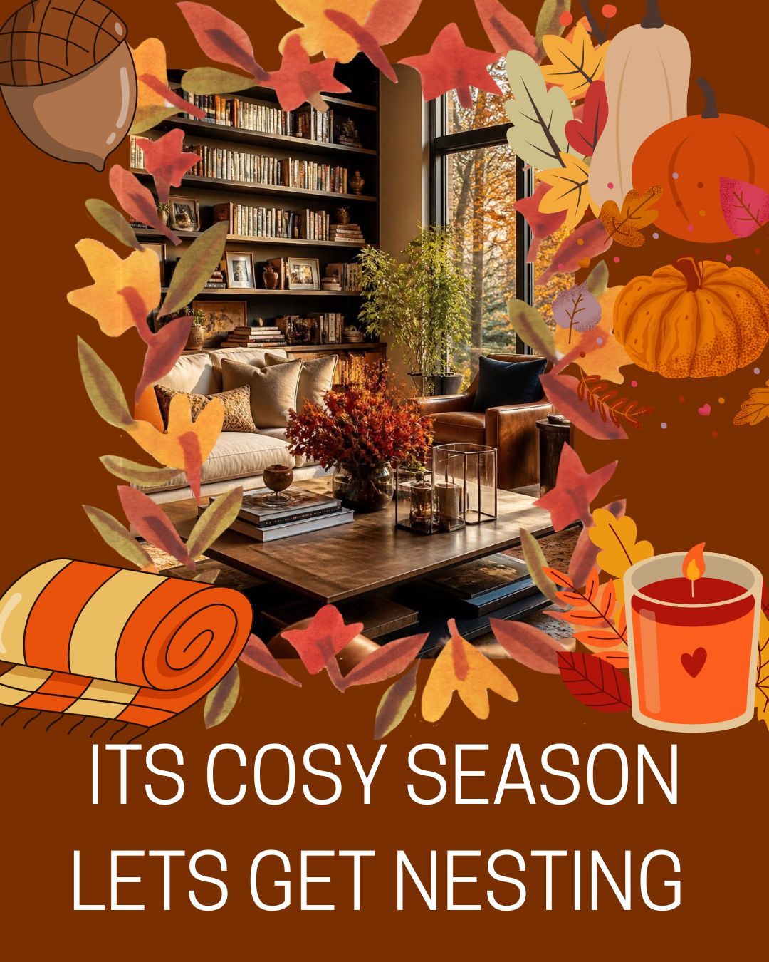 Its the ber months meaning cosy season is upon us. Autumn home improvements pending...