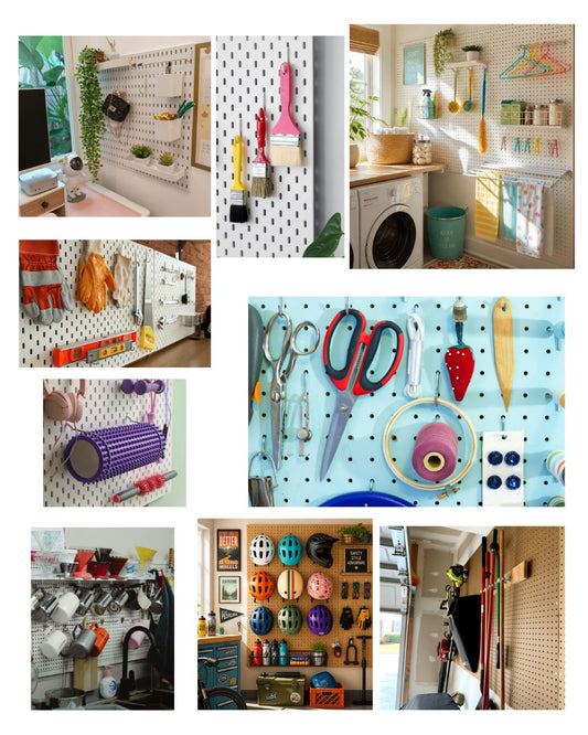 How can i use pegboard around the house ?