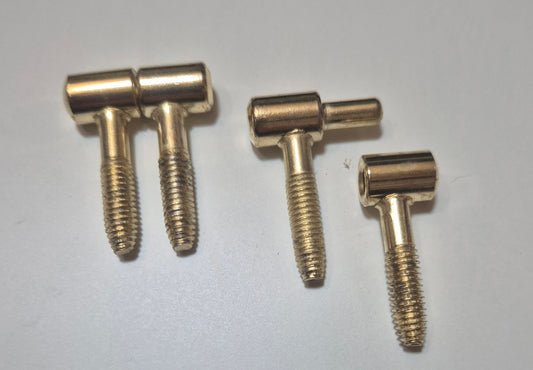 Anuba hinge, Lift off Brass hinge, Screw in Pack of 10 hinges / 5 pairs