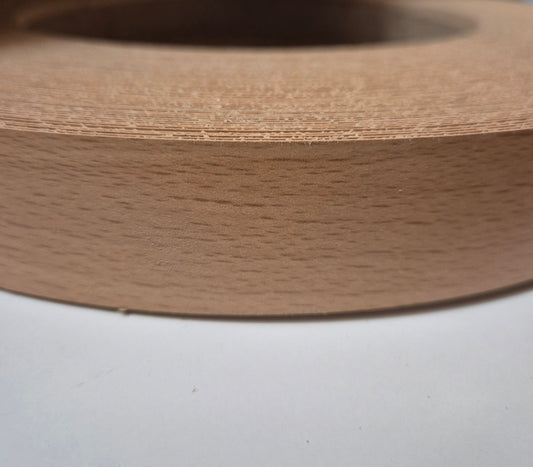 40mm Beech effect melamine edging tape 5m roll. Iron on edging Fast and Free delivery