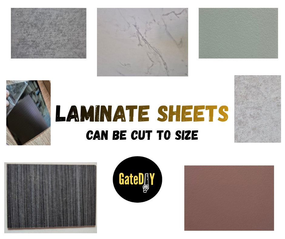 New Laminate sheets ideal for covering existing furniture. Waterproof Hardwearing