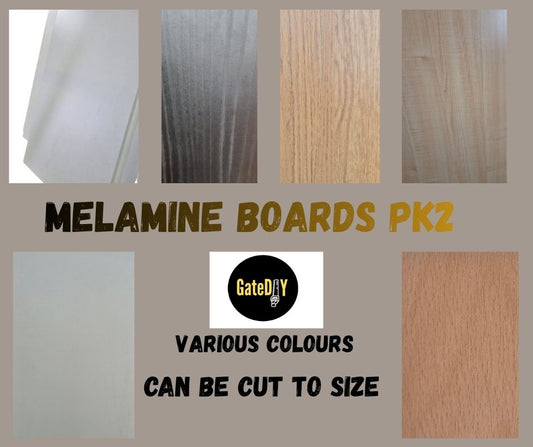 Melamine 1200mm lengths Pack of 2. Shelving or Furniture making board