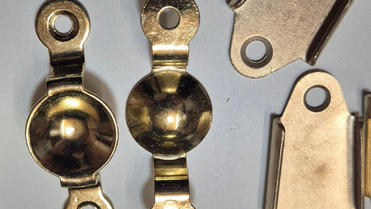 Brassed mirror movements. Dressing table mirror brackets Pack of 2 / 1 pair