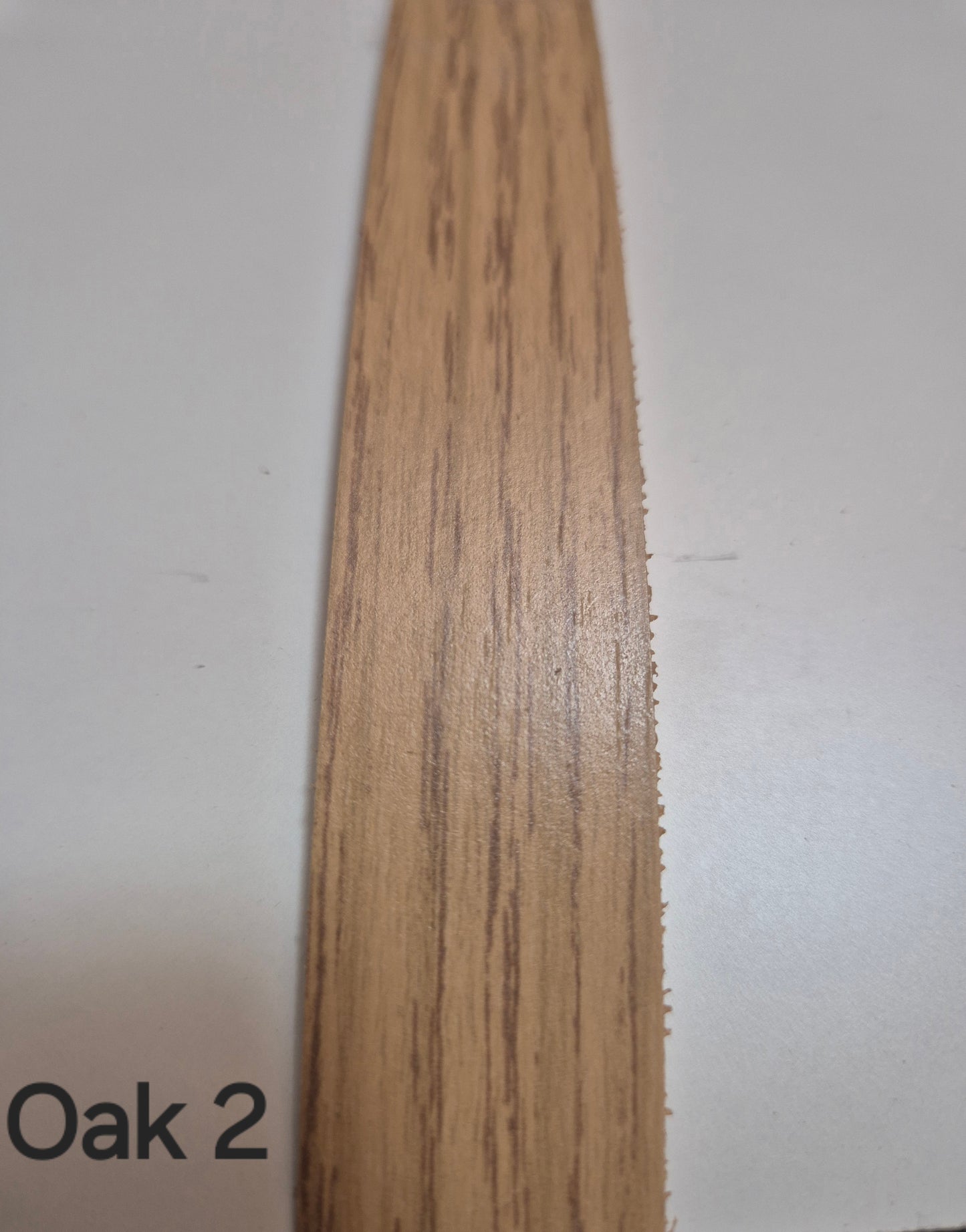 NEW Oak effect edging strips, 22mm iron on melamine edging finishes the raw ends of boards