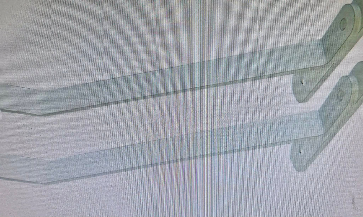 Modern Radiator Shelf and brackets. Defer heat into your room. Can be made to any size