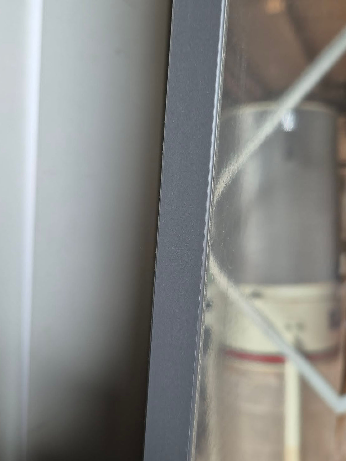 Slate Grey Gloss end panel, furniture, shelving board 1100 x 500 x 16mm
