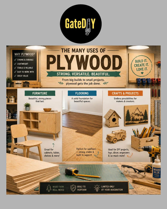 12mm Plywood packs. Ply ideal for flooring, panelling, boxing in, garages and sheds.