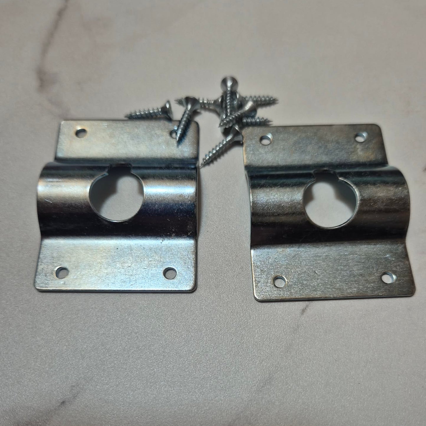Mirror or Picture mounts. Heavy duty extra strong mirror bracket with screws Pack of 2.