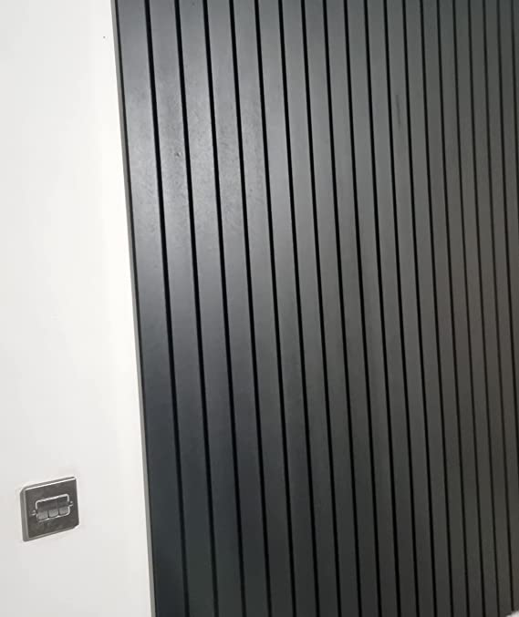 Wall panelling strips 9mm MDF feature wall kit including 10 @ 1200mm long MDF planks & Adhesive