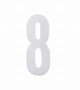 White Bin Numbers , Assorted self adhesive Numbers 165mm