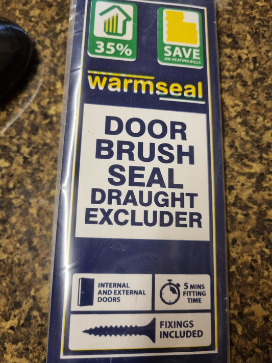Warmseal  Brush Flap Door Draught Excluder  Various Colours    920cm wide
