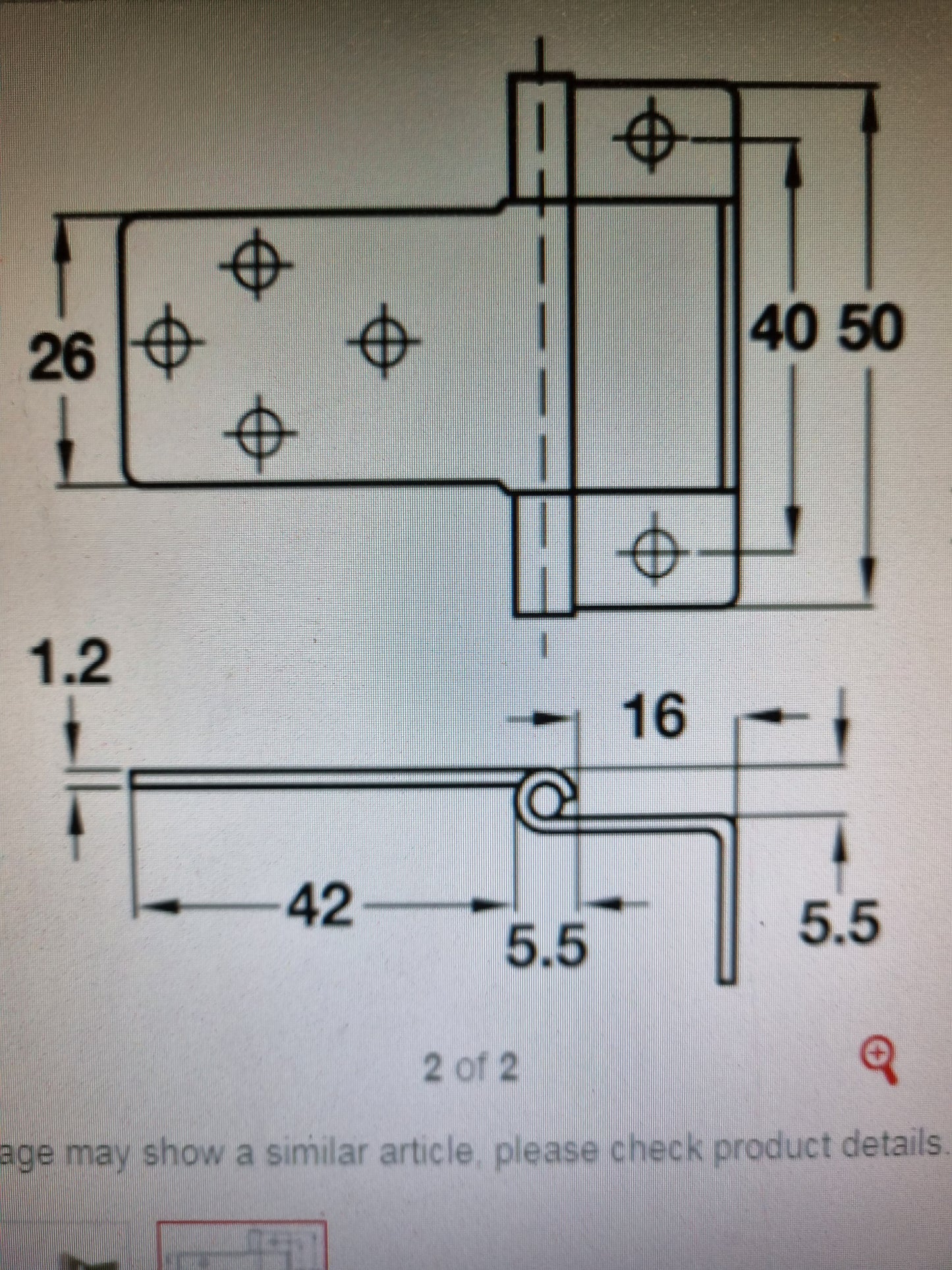 Cranked Flush hinge 50mm Brass, Bronze Or Zinc , Bathroom, Kitchen, Cupboard door hinge