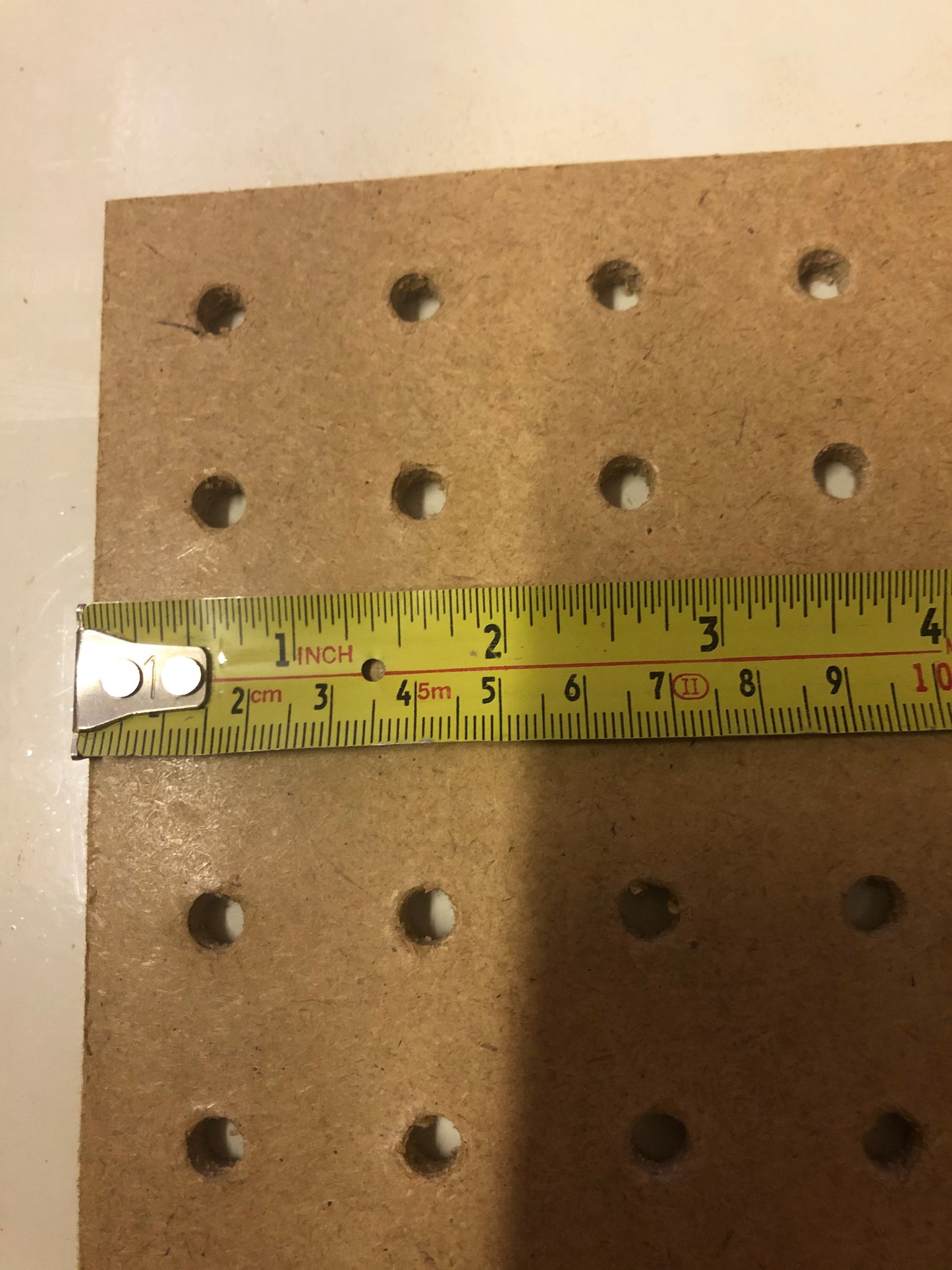 300 x 300mm 6mm pegboard , Small pegboard squares ideal compact storage