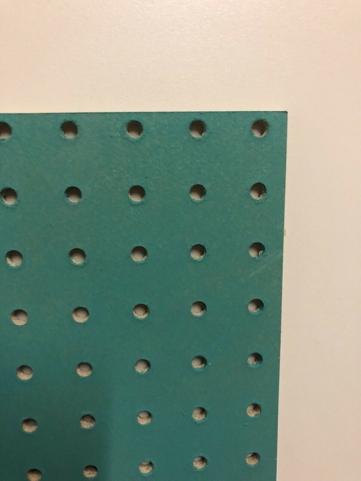 Painted Pegboard Sheets, Display board, perforated hardboard Various sizes in 3mm or 6mm thick