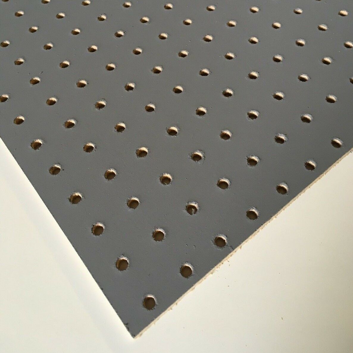 Painted Pegboard Sheets, Display board, perforated hardboard 1200mm lengths Various widths in 3mm or 6mm thick