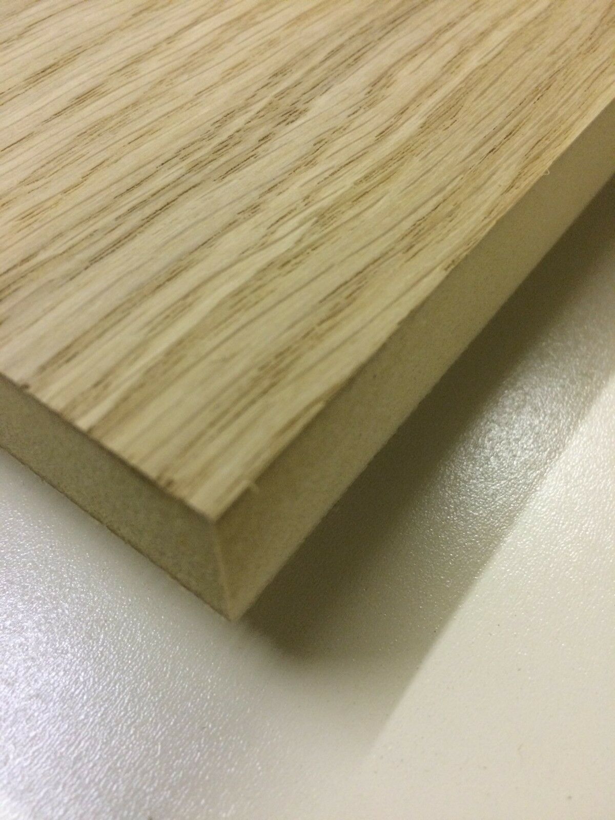 White Oak Veneered MDF Raw real wood veneer various sizes and thickness