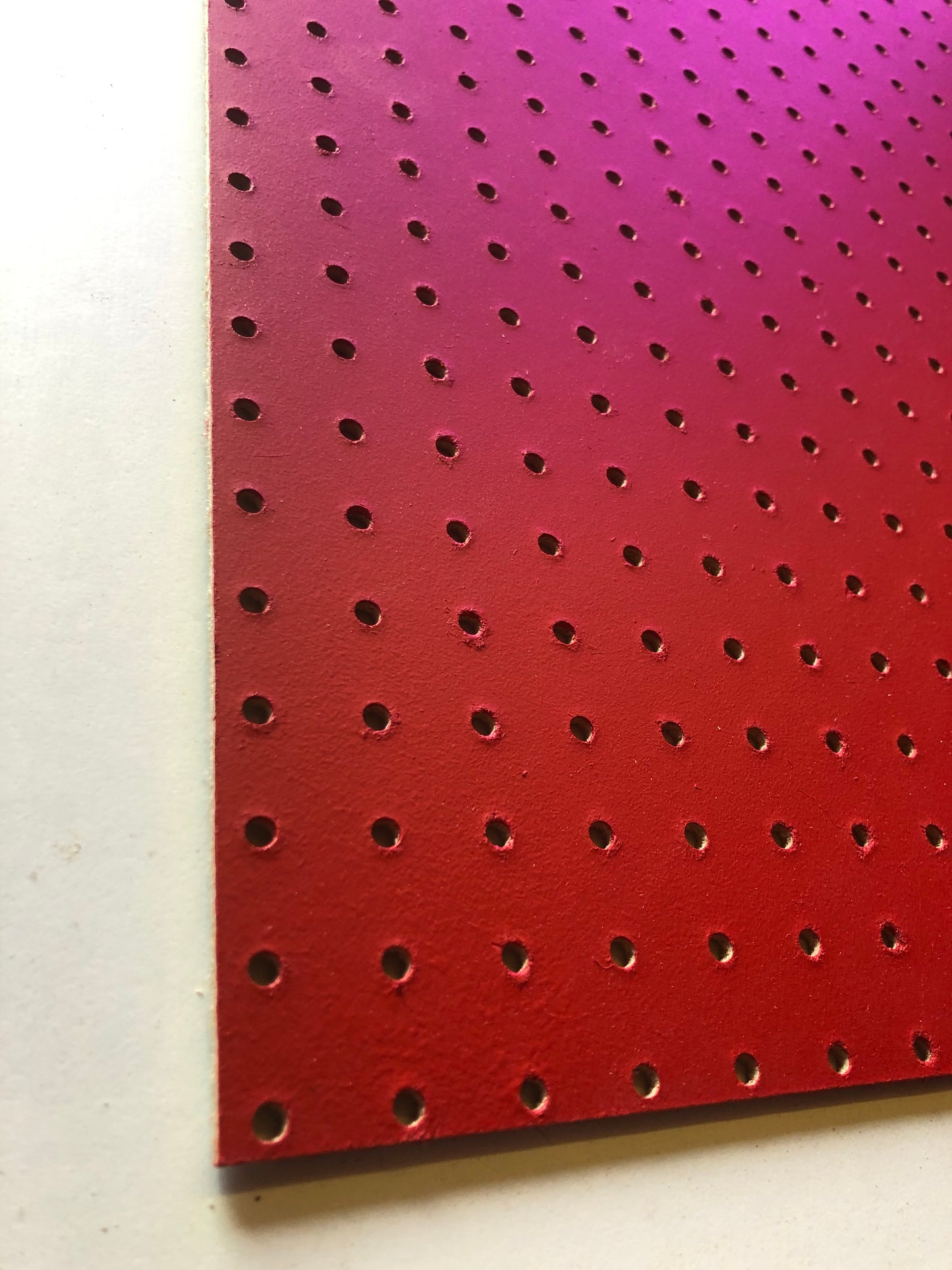 Painted Pegboard Sheets, Display board, perforated hardboard 1200mm lengths Various widths in 3mm or 6mm thick