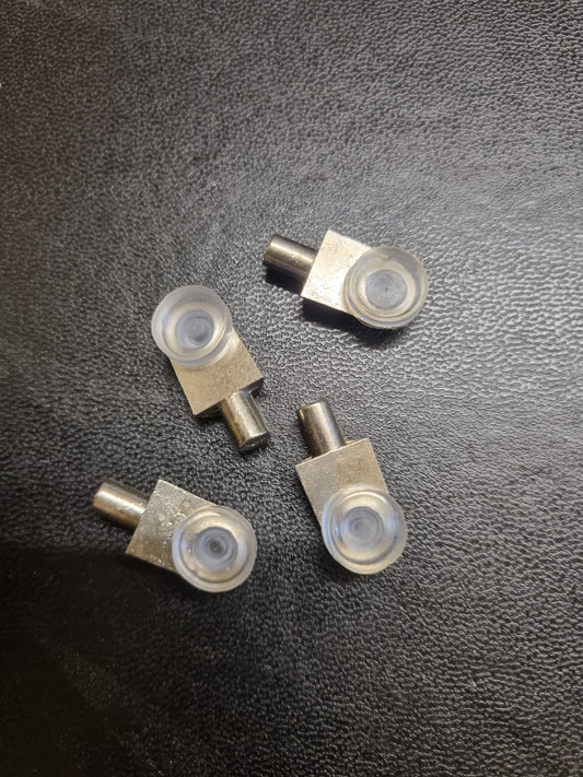 Glass shelf support with suction cups to keep glass in place Pack of 4